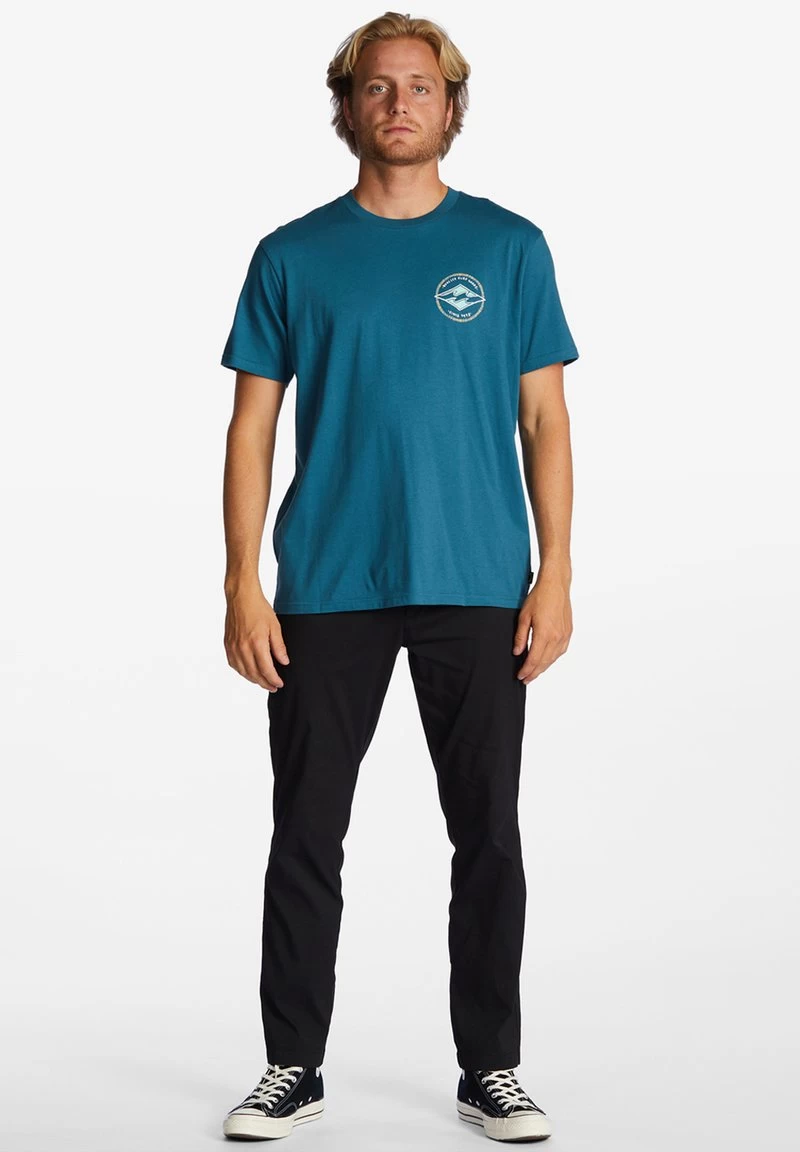 Billabong ROTOR DIAMOND - T-Shirt Print - Blue Lagoon 4 Billabong ROTOR DIAMOND - T-Shirt Print - Blue Lagoon – Bild 2