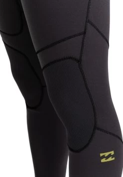 Billabong 5/4MM INTRUDER - COMBINAISON DE SURF BACK ZIP - Neoprenanzug - Antique Black -Billabong 225cef8381f44c109142bc6e973960fc