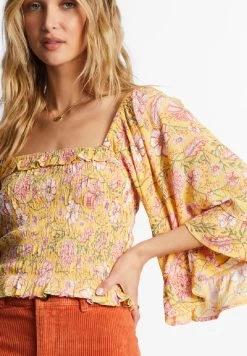 Billabong BE MY BABE À MANCHES CLOCHE - Bluse - Golden Peach -Billabong 23675d96ba5d4bc9bb169f3cdb403a1b