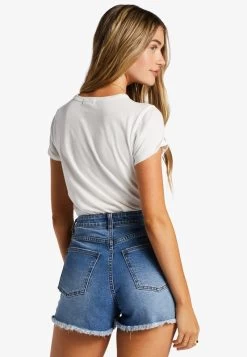 Billabong SO CHEEKY - Jeans Shorts - Dark Denim -Billabong 6fd653a697ad403590139600e94eded2