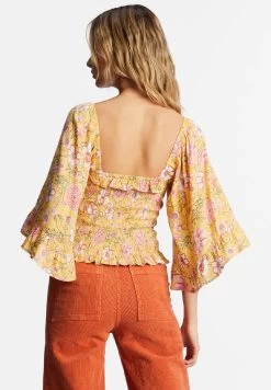 Billabong BE MY BABE À MANCHES CLOCHE - Bluse - Golden Peach -Billabong 78c402d9143c4c9da06869ebbe726ae2