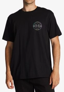 Billabong ROTOR DIAMOND - T-Shirt Print - Black -Billabong 7c66830a26a04ec98496630a7fe616b5
