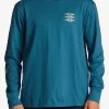 Billabong THROW BACK - LONGSLEEVE - Langarmshirt - Blue Lagoon -Billabong 899a41552e35471f980e184bd8827942