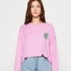 Billabong BEACH BOYFRIEND CROP - Langarmshirt - Bright Orchid