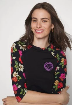 Billabong FAR AWAY - Bikini-Top - Black/multi-coloured -Billabong a4d7f23b2428413093de499412b3a125