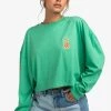 Billabong BEACH BOYFRIEND CROP - Langarmshirt - Sweet Grass -Billabong b91c33e68e0946caa70c99e2980bd110