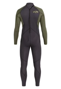 Billabong 5/4MM INTRUDER - COMBINAISON DE SURF BACK ZIP - Neoprenanzug - Antique Black -Billabong c1fcbaa0c60840b893d7e3d8c51ab44b