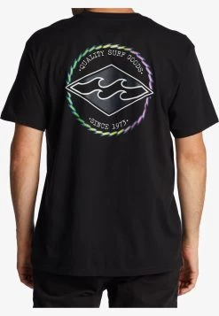 Billabong ROTOR DIAMOND - T-Shirt Print - Black