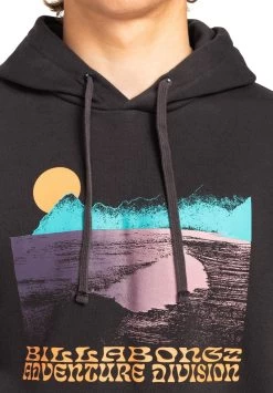 Billabong ALASKA WAVE - Kapuzenpullover - Washed Black -Billabong ce1513beb3ba42eb8c8cdbe963c8d617
