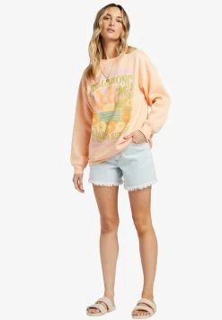 Billabong CHASE THE SUN - Sweatshirt - Tart Peach -Billabong cec0427afddb4a40ad34308b8784cd11