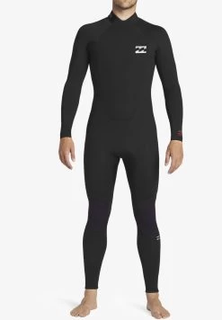 Billabong 5/4MM INTRUDER - COMBINAISON DE SURF BACK ZIP - Neoprenanzug - Black